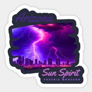 Arizona Sun Spirit Phoenix Monsoon Sticker